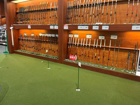 golf clubs in store