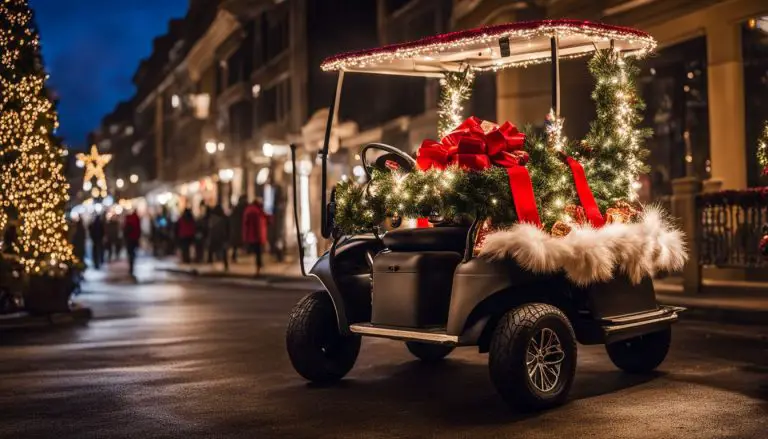 Creative Ideas for Festive Christmas Golf Cart Decorations