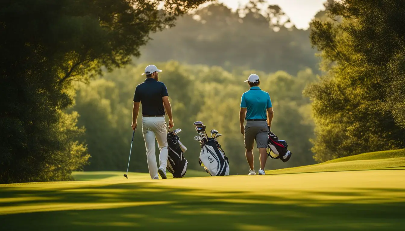 What is the Duration for Playing 18 Holes of Golf with 2 Players?